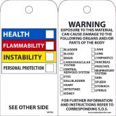 HAZARDOUS COMMUNICATIONS BAR TAG