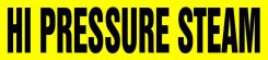 Roll Tape Pipe Marker: Hi Pressure Steam