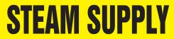 Roll Tape Pipe Marker: Steam Supply