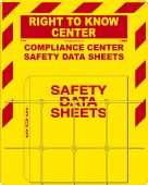 RIGHT-TO-KNOW CENTER RED ON YELLOW
