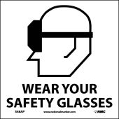 WEAR YOUR SAFETY GLASSES LABEL