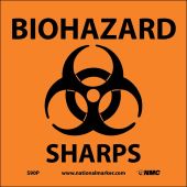BIOHAZARD SHARPS SIGN