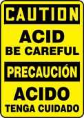 BILINGUAL SAFETY SIGN - SPANISH