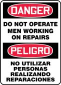 BILINGUAL SAFETY SIGN - SPANISH