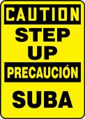 BILINGUAL SAFETY SIGN - SPANISH