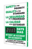 Digi-Day® Electronic Safety Scoreboards: Safety Is The Priority - Quality Is The Standard