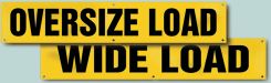 Transportation Banners & Signs: Oversize - Wide Load Banner