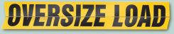 Transportation Banners & Signs: Oversize Load Banner