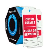 Bilingual Tags By-The-Roll - Out Of Service
