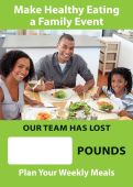 Digi-Day® Magnetic Faces: Make Healthy Eating A Family Event - Our Team Has Lost _ Pounds - Plan Your Weekly Meals