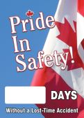 Digi-Day® Magnetic Faces: Pride In Safety - _ Days Without A Lost Time Accident