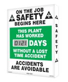 Digi-Day® Lite Electronic Scoreboards: This Plant Has Worked __ Days Without A Lost Time Accident