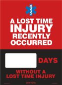 Mini Digi-Day® Magnetic Faces: A Lost Time Injury Recently Occurred - _ Days Without A Lost Time Injury