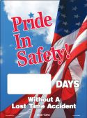 Mini Digi-Day® Magnetic Faces: Pride In Safety - _ Days Without A Lost Time Accident