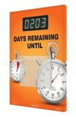 Countdown Digi-Day® Electronic Scoreboards: _ Days Remaining Until (with Stopwatch)