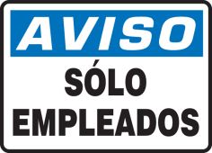 Spanish Bilingual Safety Sign