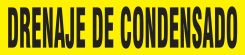 Spanish Pipe Marker: Drenaje De Condensado