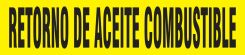 Spanish Pipe Marker: Retorno De Aceite Combustible