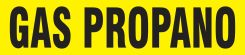 Spanish Pipe Marker: Propane Gas