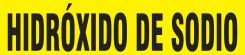Spanish Pipe Marker: Hidróxido De Sodio