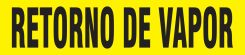 Spanish Pipe Marker: Retorno De Vapor