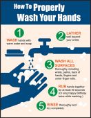 Safety Poster: How To Properly Wash Your Hands