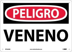 DANGER POISON SIGN - SPANISH