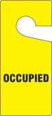Door Knob Safety Tag: Occupied