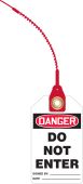 OSHA Danger Loop 'n Lock Tie Tags: Do Not Enter