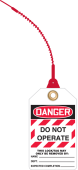 OSHA Danger Safety Tag: Loop 'n Lock™ Tie Tag - Do Not Operate
