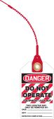 Loop 'n Lock™ OSHA Danger Safety Tag: Do Not Operate