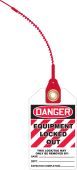 Loop 'n Lock™ OSHA Danger Safety Tag: Equipment Locked Out