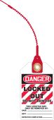 Loop 'n Lock™ OSHA Danger Safety Tag: Locked Out - Do Not Remove