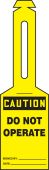 Loop 'n Strap™ OSHA Caution Safety Tag: Do Not Operate