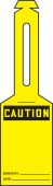 Loop 'n Strap™ Tags OSHA Caution Safety Tag