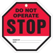 Octo-Tags™ Safety Tag: Stop - Do Not Operate