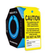 Caution Tags By-The-Roll: Do Not Alter