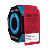 Danger Tags By-The-Roll: Do Not Use This Scaffold Keep Off