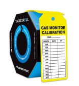 Safety Tags: Tags By-The-Roll - Gas Monitor Calibration