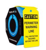 OSHA Caution Tags By-The-Roll: Perimeter Warning Line