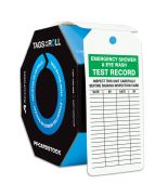Safety Tags By-The-Roll: Emergency Shower & Eye Wash Test Record