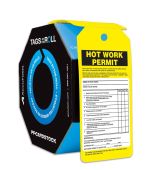 Safety Tag: Tags By-The-Roll- Hot Work Permit