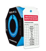 Safety Tags By-The-Roll: Fire Extinguisher Inspection Record