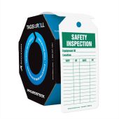 Safety Tags: Tags By-The-Roll- Safety Inspection