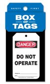 Box of Tags: OSHA Danger - Do Not Operate