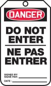 BILINGUAL SAFETY TAG