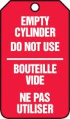 BILINGUAL FRENCH TAG - CYLINDER