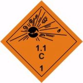TDG Label – Class 1