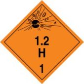 TDG Placard – Class 1