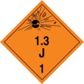 TDG Placard – Class 1